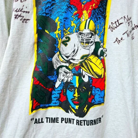 3/$55💥 RARE & AUTOGRAPHED Vintage Saskatchewan Roughriders Long Sleeve - Picture 7 of 9